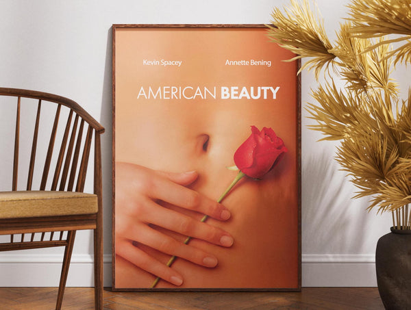 American Beauty Poster, Print Film Poster, Wall Art, Retro Vintage Poster, Gift Idea, Mena Suvari, Kevin Spacey, Angela Hayes, Sam Mendes 1876020656