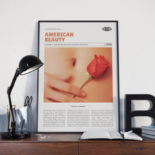 American Beauty, Sam Mendes, Retro Movie Poster, Custom Movie Poster 4421165399