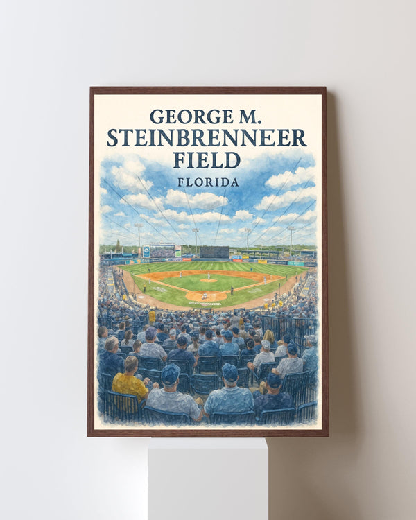 American Family Field Watercolor Poster – Milwaukee Baseball Stadium Art Print 4405940921 - Copy (4)