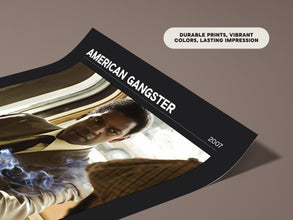 American Gangster Movie Poster  Denzel Washington  Frank Lucas  Film Quote  Vintage Minimalist Poster  Digital Download & Print Options 1675989990