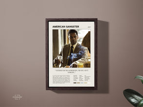 American Gangster Movie Poster  Denzel Washington  Frank Lucas  Film Quote  Vintage Minimalist Poster  Digital Download & Print Options 1675989990