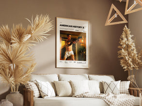 American History X Film Poster, Derek Vinyard Poster Print, Alternative Movie Poster, Edward Norton Starring American History X Wall Decor 1884616027