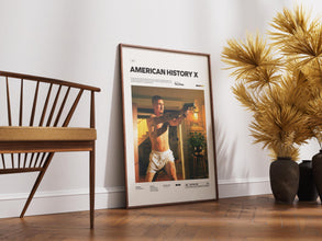 American History X Film Poster, Derek Vinyard Poster Print, Alternative Movie Poster, Edward Norton Starring American History X Wall Decor 1884616027