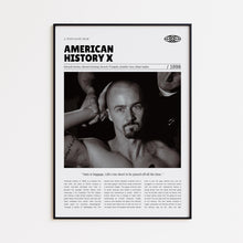 American History X, Tony Kaye, Retro Movie Poster, Custom Movie Poster 4421168328