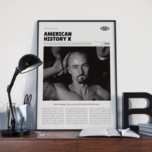 American History X, Tony Kaye, Retro Movie Poster, Custom Movie Poster 4421168328