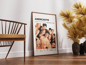American Pie Poster, Comedy Movie Poster, Jason Biggs and Chris Klein Poster, American Pie Print, Movie Wall Art, Cinematic Room Decor 4320642702