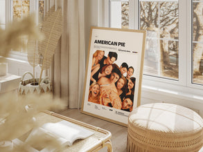 American Pie Poster, Comedy Movie Poster, Jason Biggs and Chris Klein Poster, American Pie Print, Movie Wall Art, Cinematic Room Decor 4320642702