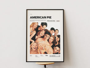 American Pie Poster, Comedy Movie Poster, Jason Biggs and Chris Klein Poster, American Pie Print, Movie Wall Art, Cinematic Room Decor 4320642702