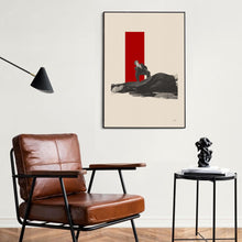 American Psycho Inspired Movie Poster  Mid Century Modern Poster  Minimalist Poster  Retro Art Print  Classic Movie Poster 1802527682