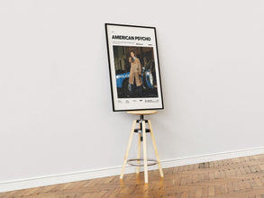 American Psycho Poster, Christian Bale as American Psycho Print Poster, Mary Harron Film Poster, Cinematic Wall Decor Idea, Movie Wall Art 4313915191