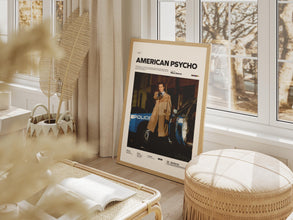 American Psycho Poster, Christian Bale as American Psycho Print Poster, Mary Harron Film Poster, Cinematic Wall Decor Idea, Movie Wall Art 4313915191