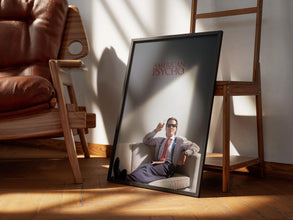 American Psycho Poster, Retro Movie, Vintage Film, Christian Bale, Jared Leto, Mary Harron 4424025941
