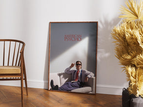 American Psycho Poster, Retro Movie, Vintage Film, Christian Bale, Jared Leto, Mary Harron 4424025941