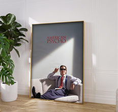 American Psycho Poster, Retro Movie, Vintage Film, Christian Bale, Jared Leto, Mary Harron 4424025941