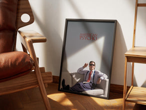 American Psycho Poster, Retro Movie, Vintage Film, Christian Bale, Jared Leto, Mary Harron 4424025941