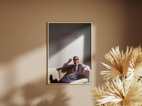 American Psycho Poster, Retro Movie, Vintage Film, Christian Bale, Jared Leto, Mary Harron 4424025941