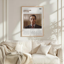 American Psycho, Mary Harron, Retro Movie Poster, Custom Movie Poster 4421168885