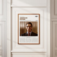 American Psycho, Mary Harron, Retro Movie Poster, Custom Movie Poster 4421168885