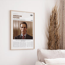 American Psycho, Mary Harron, Retro Movie Poster, Custom Movie Poster 4421168885