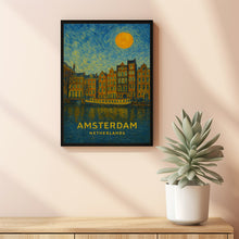Amsterdam Poster Print, Amsterdam Travel Poster, Amsterdam Minimalistic Wall Art, Amsterdam, Netherlands1