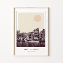 Amsterdam Poster Print, Amsterdam Travel Poster, Amsterdam Minimalistic Wall Art, Amsterdam, Netherlands 1882439387