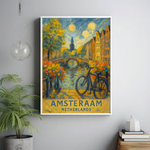 Amsterdam Travel poster, Amsterdam Holland Poster Print, Amsterdam Custom Travel Print, Personalized Travel Poster, Birthday Gifts