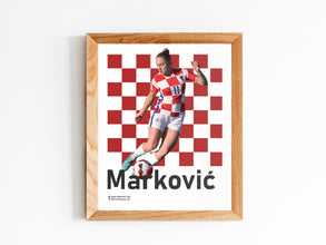 Ana Maria Markovic Poster, Croatian Soccer Star Sport Poster 1573460329