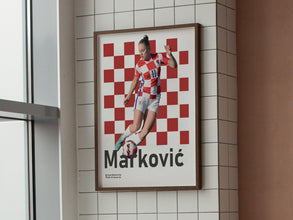 Ana Maria Markovic Poster, Croatian Soccer Star Sport Poster 1573460329