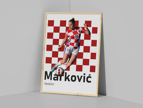 Ana Maria Markovic Poster, Croatian Soccer Star Sport Poster 1573460329
