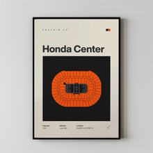 Anaheim Ducks Poster, Honda Center Print, Mid Century Modern, Hockey Wall Art, Hockey G-IJ4RBQ
