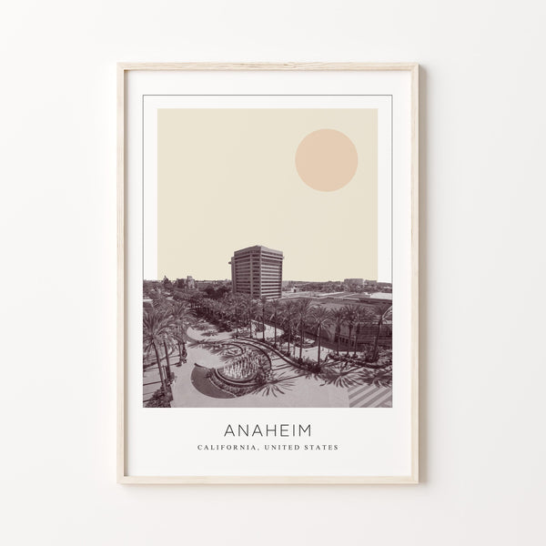 Anaheim Poster Print, Anaheim Travel Poster, Anaheim Minimalistic Wall Art, Anaheim, California, United States 1868247184