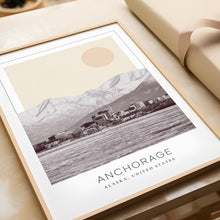 Anchorage Poster Print, Anchorage Travel Poster, Anchorage Minimalistic Wall Art, Anchorage, Alaska, United States 1868247888