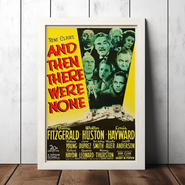 And Then There Were None Classic Movie Poster - Film Fan Collectibles - Vintage Movie Poster - Home Decor - Wall Art - Posters Gifts 1681838479