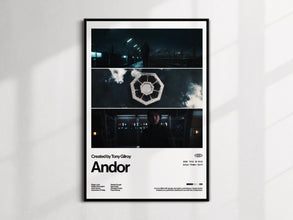 Andor Movie Poster  Modern Wall Art, Star Wars Disney+ Series (PDF Download) 4318602926