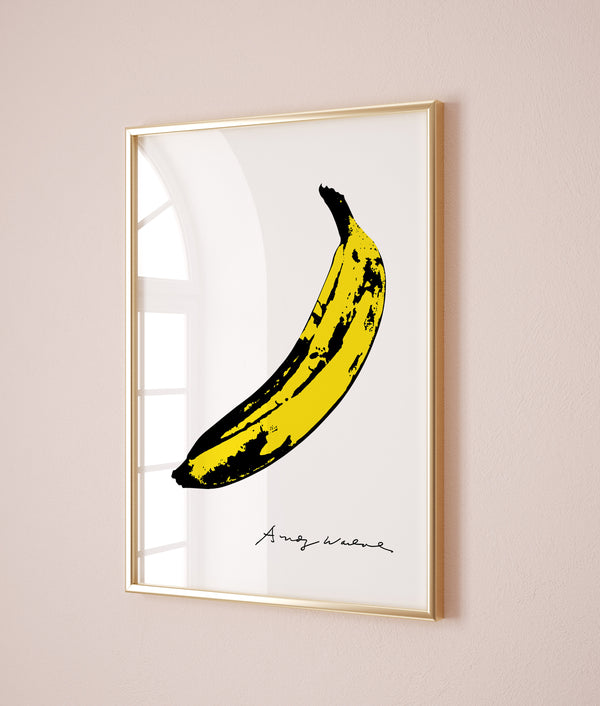 Andy Warhol Banana pop art poster, Andy Warhol Banana Print, Velvet Underground cover art, Kitchen wall decor,  Andy Warhol Wall Decor 1128328797
