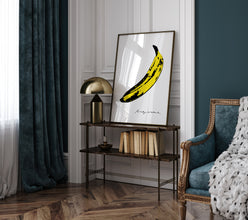 Andy Warhol Banana pop art poster, Andy Warhol Banana Print, Velvet Underground cover art, Kitchen wall decor,  Andy Warhol Wall Decor 1128328797