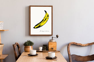 Andy Warhol Banana pop art poster, Andy Warhol Banana Print, Velvet Underground cover art, Kitchen wall decor,  Andy Warhol Wall Decor 1128328797