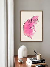 Andy Warhol Cat Sam pop art poster, Andy Warhol Pink Cat Print, Line Art wall decor, Cat poster, Cat print, Contemporary art print 1212701159