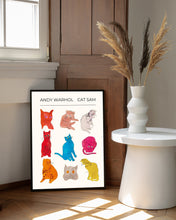Andy Warhol Cat Sam pop art poster, Andy Warhol Retro Print, Modern Art Print, Kitchen wall decor, Exhibition Poster, Trendy Wall Art 1433051778