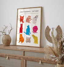 Andy Warhol Cat Sam pop art poster, Andy Warhol Retro Print, Modern Art Print, Kitchen wall decor, Exhibition Poster, Trendy Wall Art 1433051778