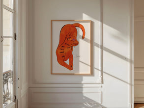 Andy Warhol Orange Cat pop art poster, Andy Warhol Cat Print, Warhol wall decor, Cat Lover Print, Contemporary art print, Modern wall art 1884746648