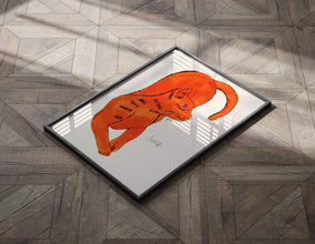 Andy Warhol Orange Cat pop art poster, Andy Warhol Cat Print, Warhol wall decor, Cat Lover Print, Contemporary art print, Modern wall art 1884746648