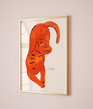 Andy Warhol Orange Cat pop art poster, Andy Warhol Cat Print, Warhol wall decor, Cat Lover Print, Contemporary art print, Modern wall art 1884746648