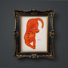 Andy Warhol Orange Cat pop art poster, Andy Warhol Cat Print, Warhol wall decor, Cat Lover Print, Contemporary art print, Modern wall art 1884746648