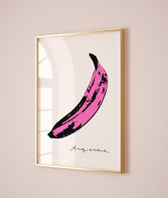 Andy Warhol Pink Banana pop art poster, Andy Warhol Banana Print, Velvet Underground cover art, Kitchen wall decor 1133215596