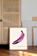 Andy Warhol Pink Banana pop art poster, Andy Warhol Banana Print, Velvet Underground cover art, Kitchen wall decor 1133215596