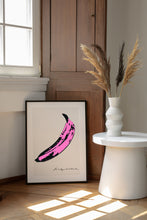 Andy Warhol Pink Banana pop art poster, Andy Warhol Banana Print, Velvet Underground cover art, Kitchen wall decor 1133215596