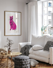 Andy Warhol Pink Cat pop art poster, Andy Warhol Pink Cat Print, Warhol wall decor, Cat Lover Print, Contemporary art print, Modern wall art 1147165367