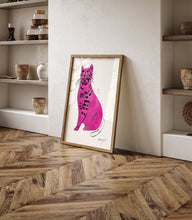 Andy Warhol Pink Cat pop art poster, Andy Warhol Pink Cat Print, Warhol wall decor, Cat Lover Print, Contemporary art print, Modern wall art 1147165367