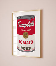 Andy Warhol Tomato Soup pop art poster, Andy Warhol Tomato Soup Print, Campbell Soup Poster, Kitchen wall decor, Warhol wall decor 1153170430